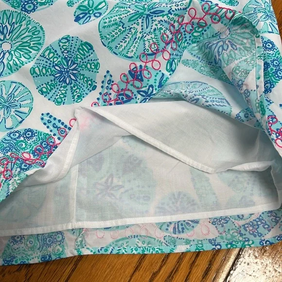 Lilly Pulitzer seashell print shift dress. Girls Size XL, 14-16.  Lined. - Picture 6 of 14